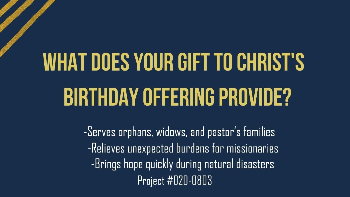 Featured image for Christ’s Birthday Offering